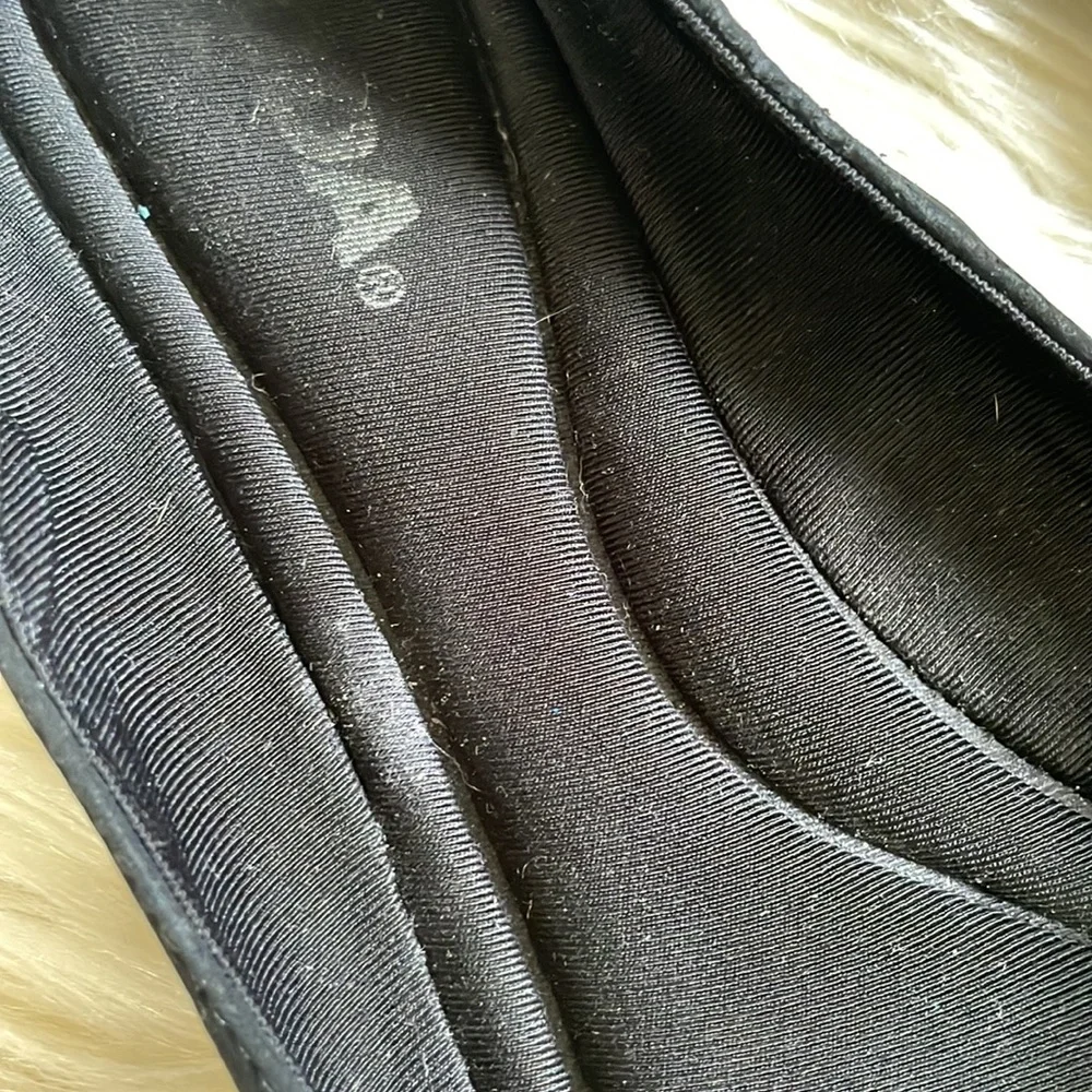 Soda black suede professional loafer work business career shoe gel soles 8 1/2 - Picture 11 of 16